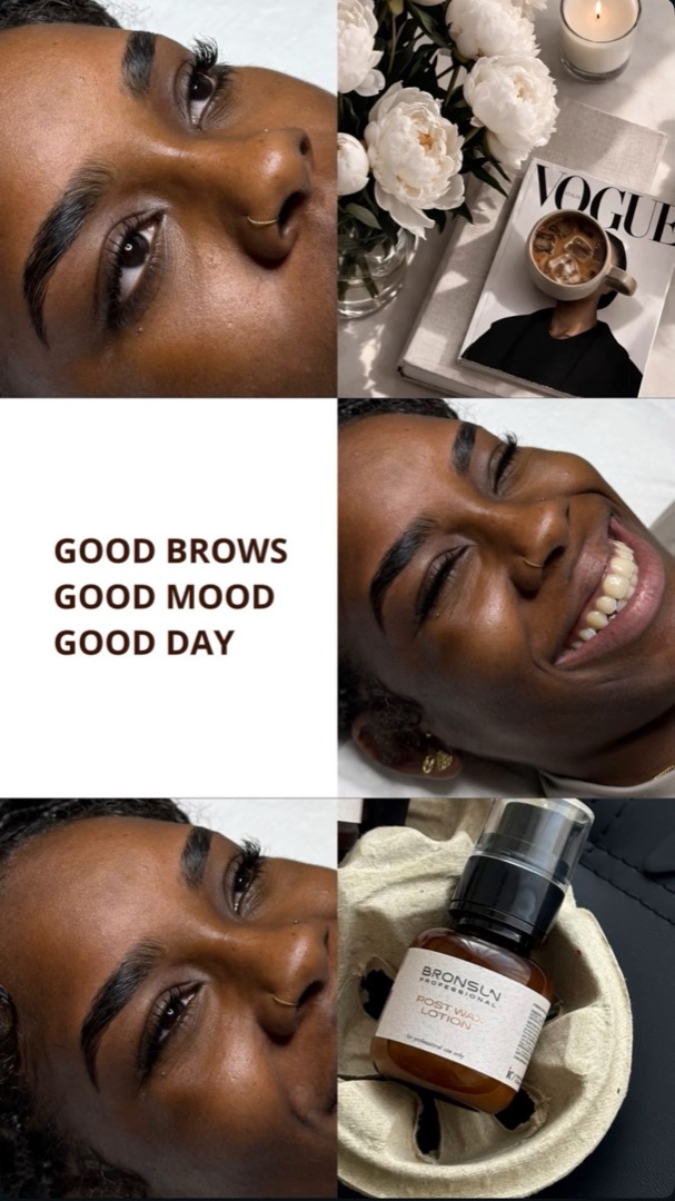 Regard sublimé après un soin des sourcils